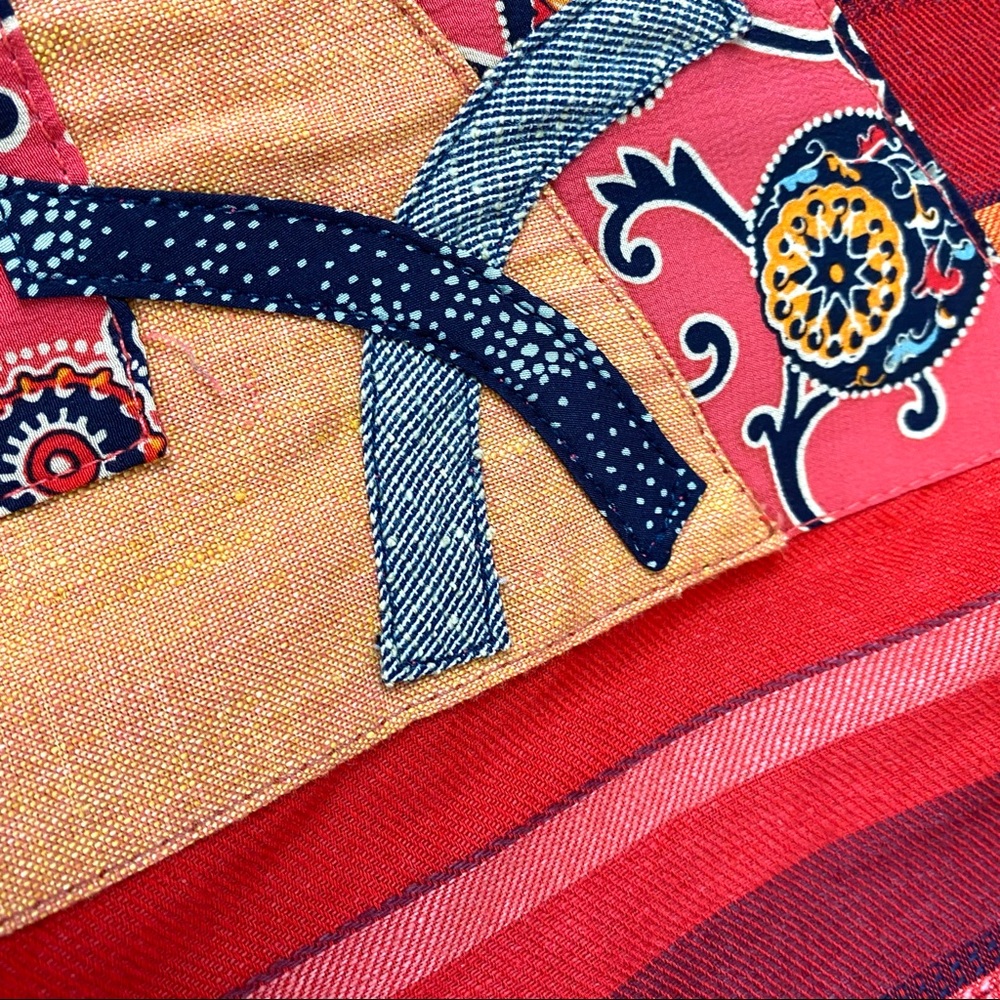 Vintage Canvasbacks Striped Patchwork Jacket Euc - image 6